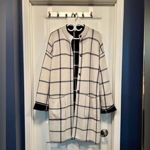 Benetton reversible sweater jacket, size L